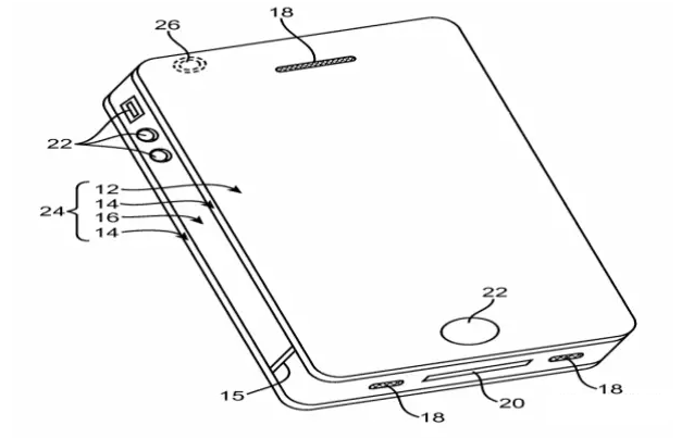 蘋(píng)果防水專(zhuān)利